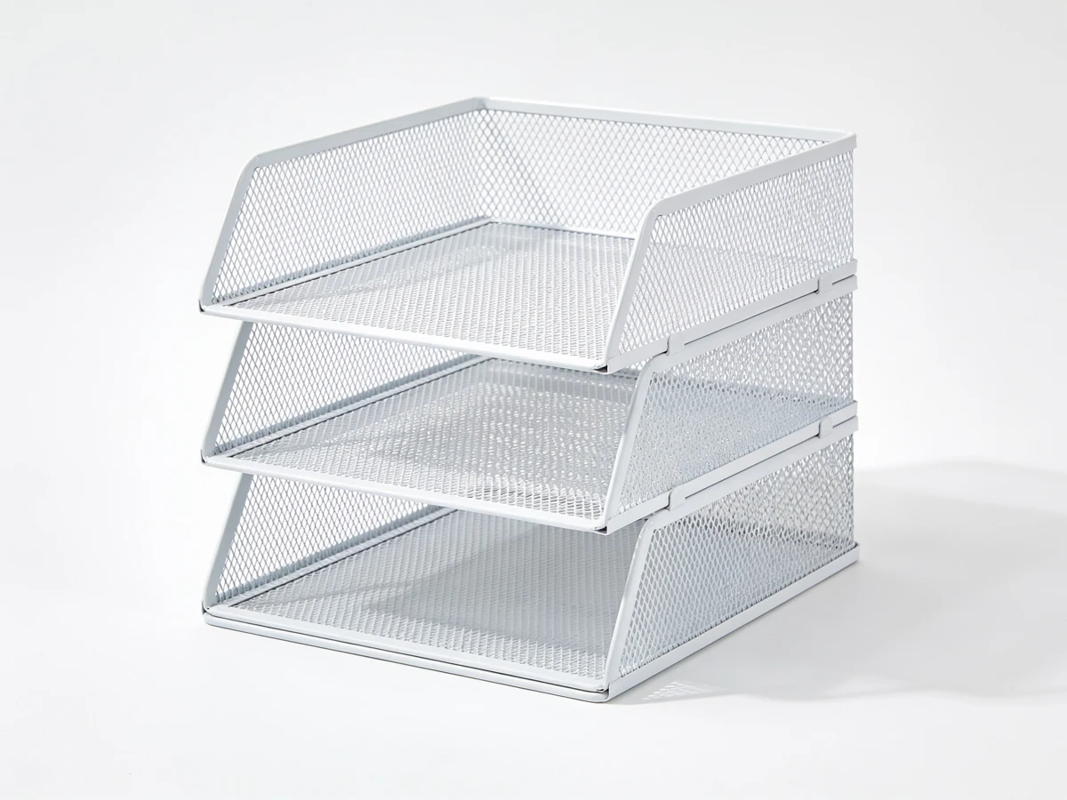 Tiered letter trays