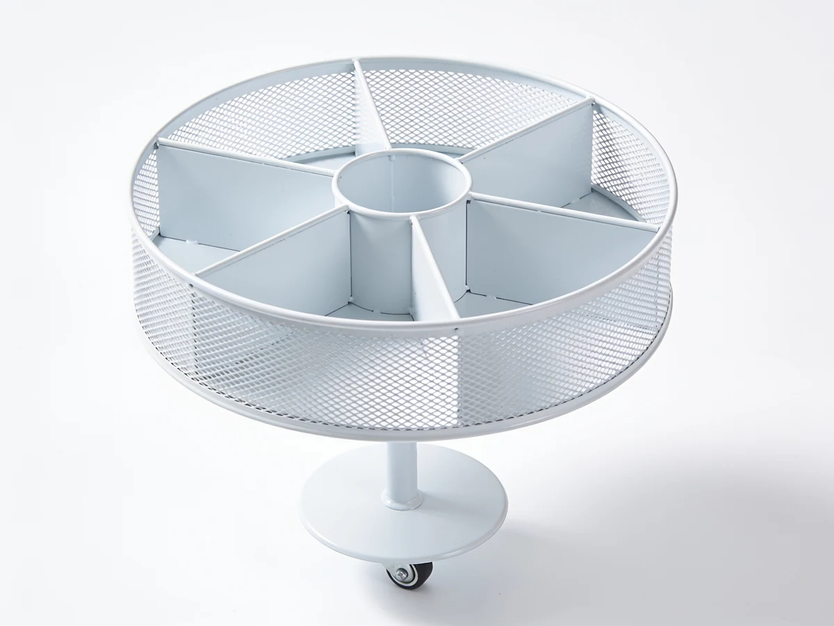 Rotating desk carousel